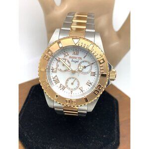 Invicta Women's Watch 17527 Angel Quartz Rose Gold Silver Stainless Steel 40mm